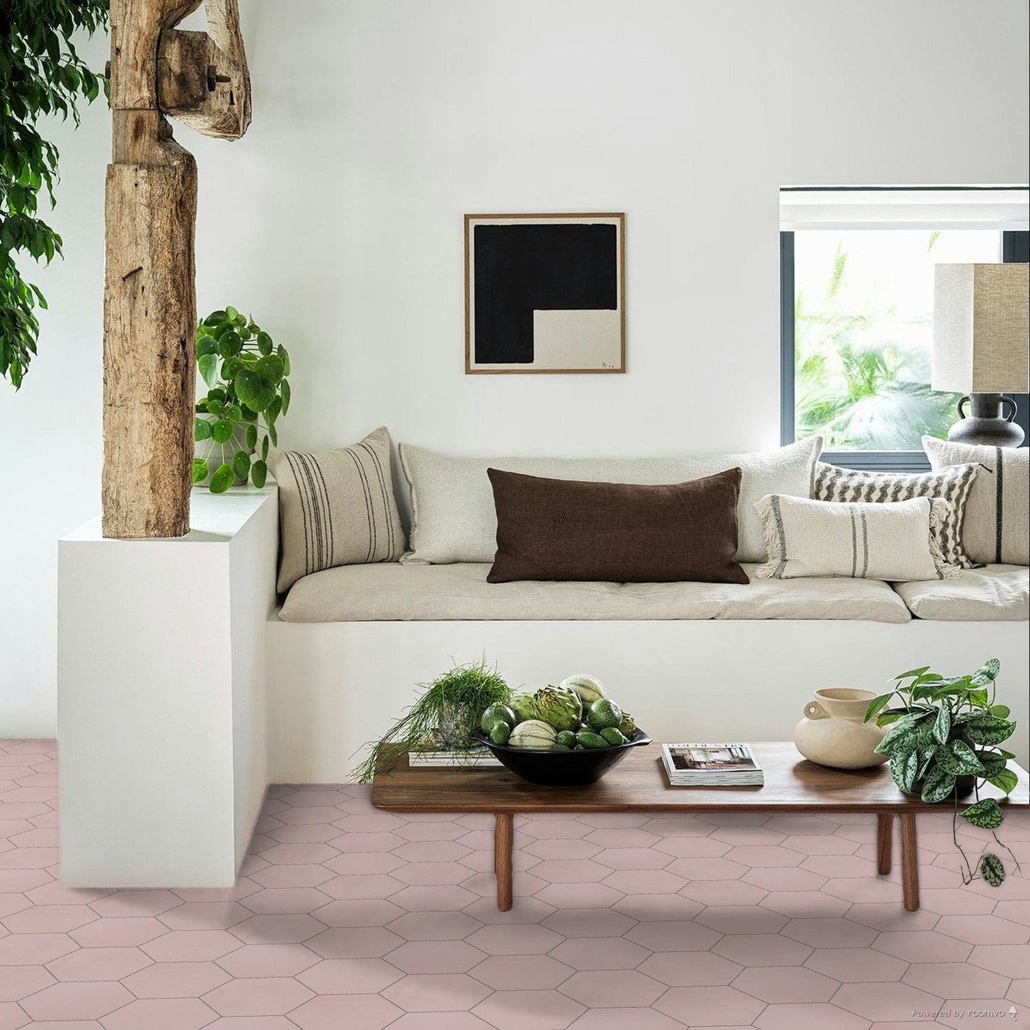 Blush Hexagonal Tile