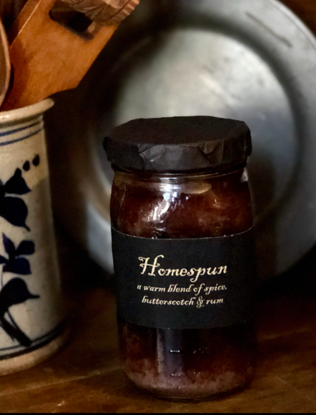 #BLH HOMESPUN Jar Candle By Black Label Candles
