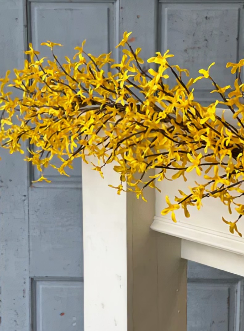 #BR5615 5Ft Sunrise Forsythia Garland