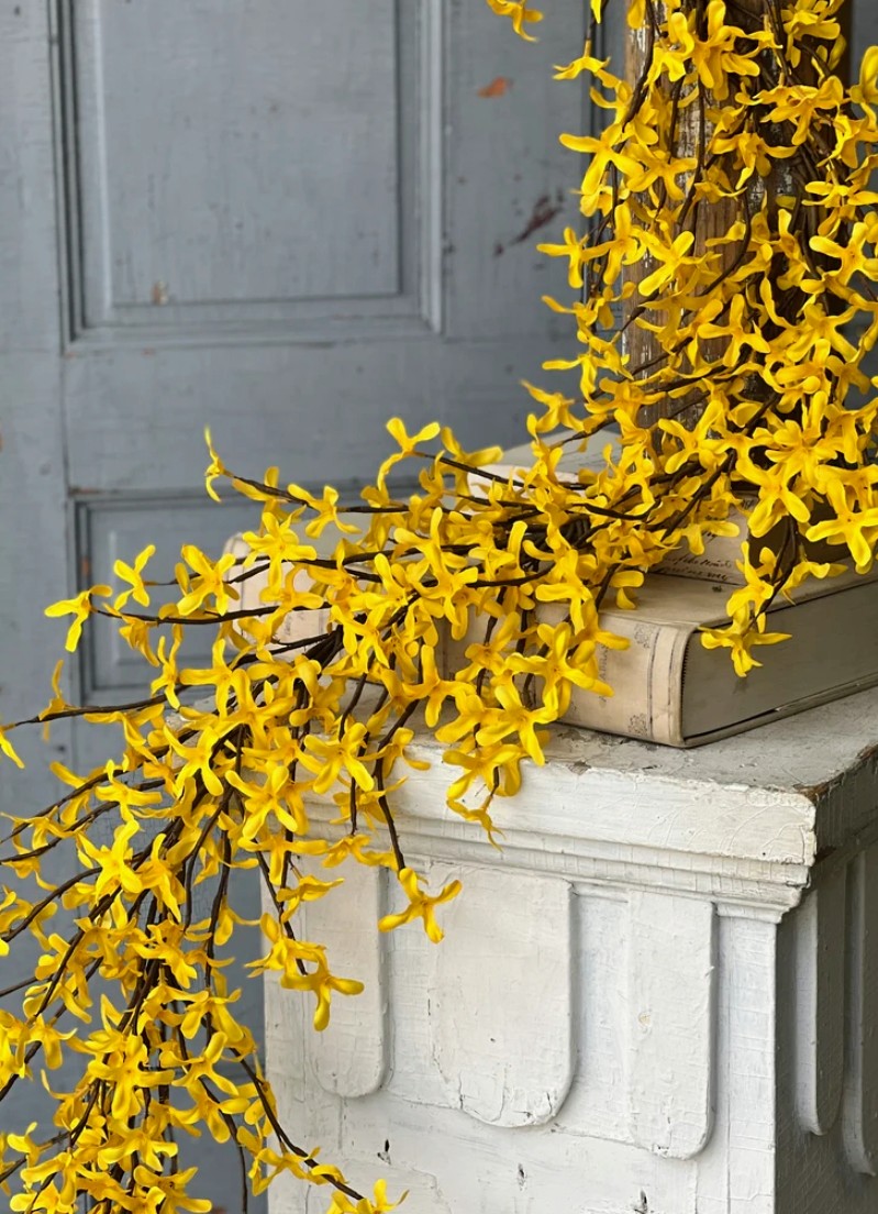 #BR5615 5Ft Sunrise Forsythia Garland