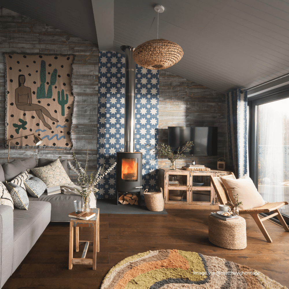 Blue Pradena Porcelain Tile