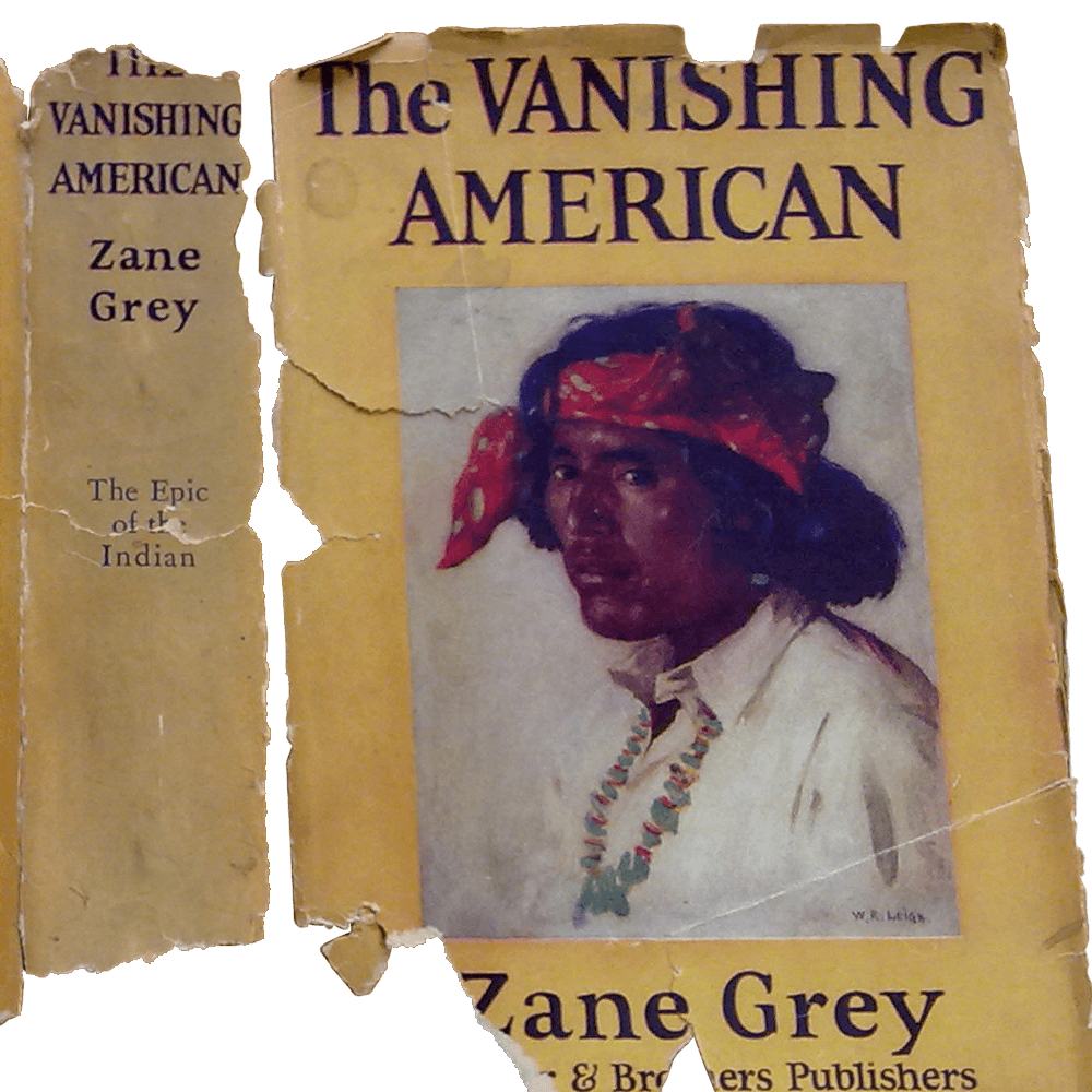 Book First Edition Zane Grey Vanishing American