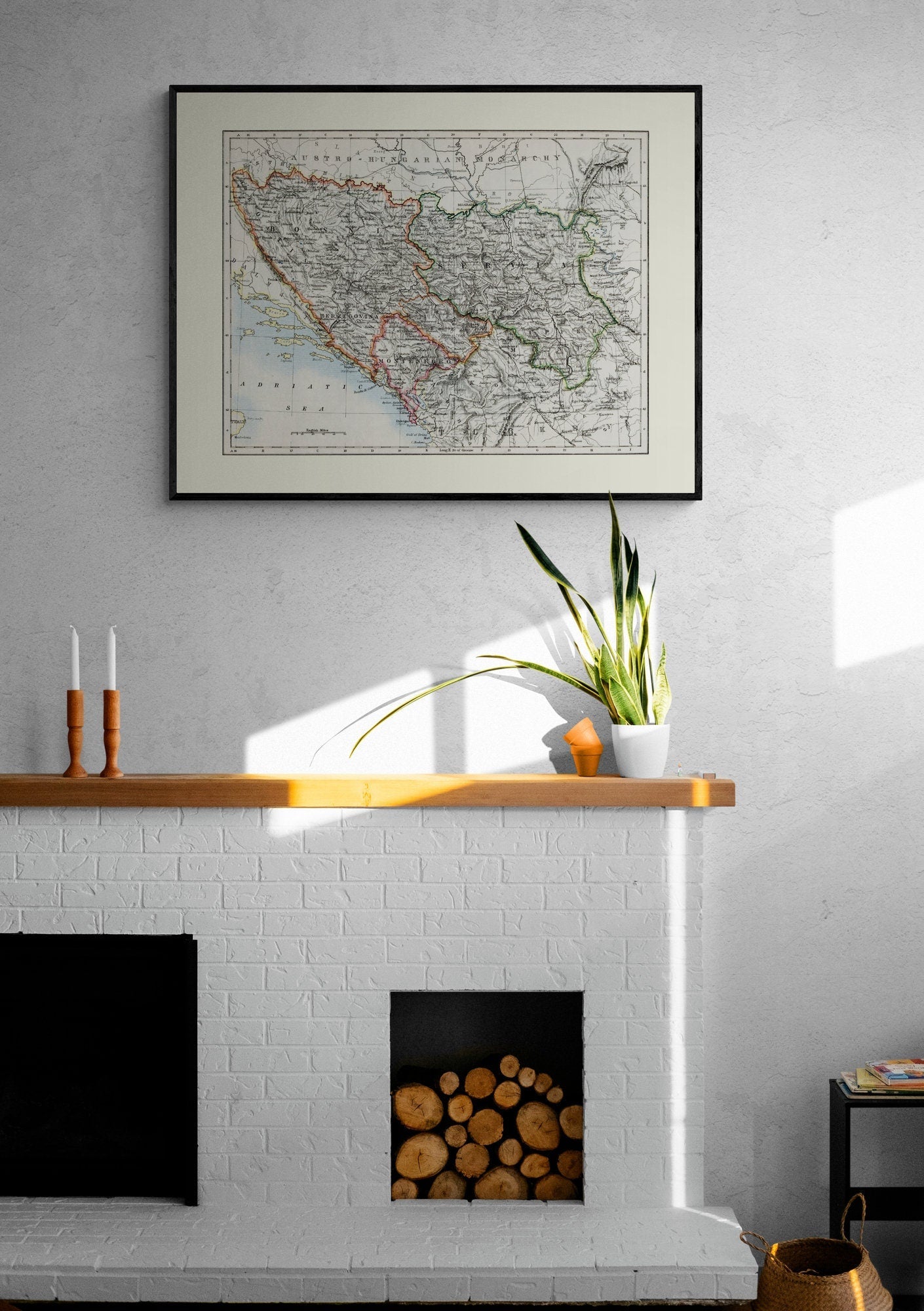 Bosnia, Serbia and Montenegro Map