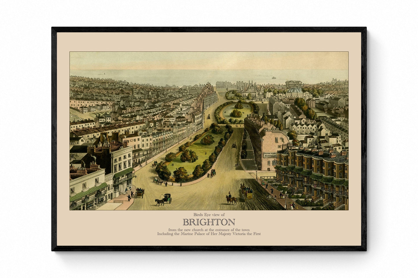 Brighton Birds Eye View 1839