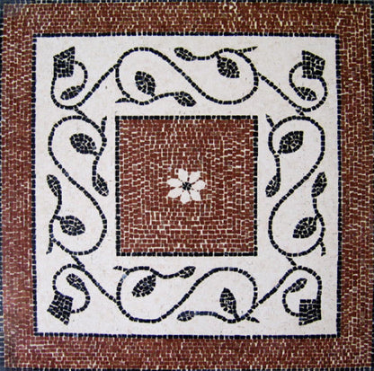 'Branches of Leaves' Geometric Mosaic
