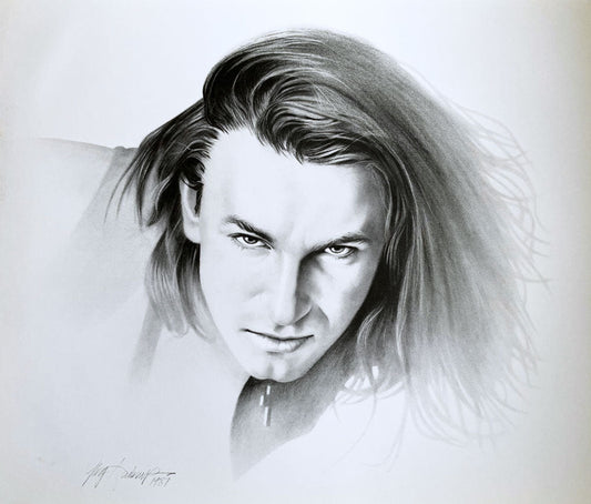 Bono - Art Prints by Gary Saderup