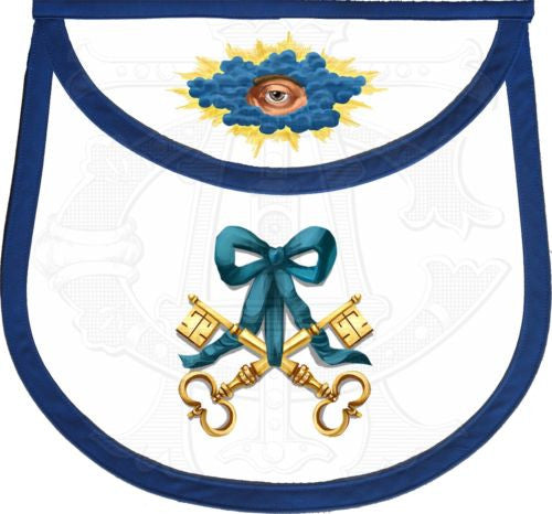 Blue Ribbon Masonic Lodge Officers Aprons (Set of 11)