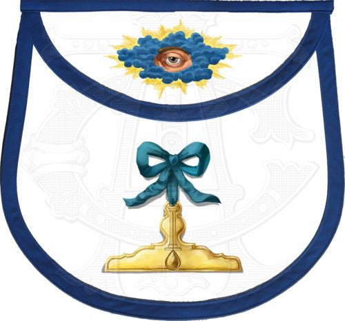 Blue Ribbon Masonic Lodge Officers Aprons (Set of 11)