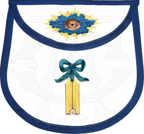 Blue Ribbon Masonic Lodge Officers Aprons (Set of 11)