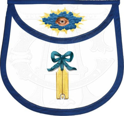 Blue Ribbon Masonic Lodge Officers Aprons (Set of 11)