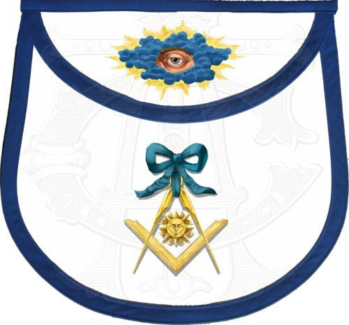 Blue Ribbon Masonic Lodge Officers Aprons (Set of 11)
