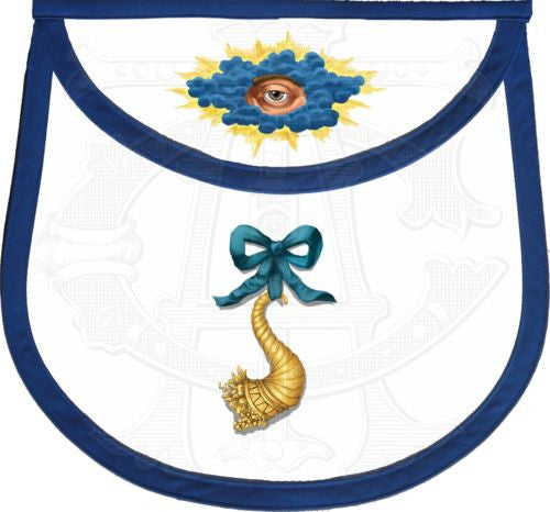 Blue Ribbon Masonic Lodge Officers Aprons (Set of 11)
