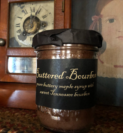 #BLBB BUTTERED BOURBON Jar Candle By Black Label Candles