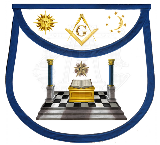 Blue Lodge Lights Master Mason Apron
