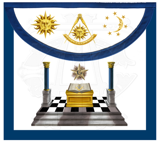 Blue Lodge Lights Past Master Apron