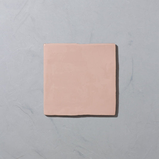Blush Glazed Square Tile