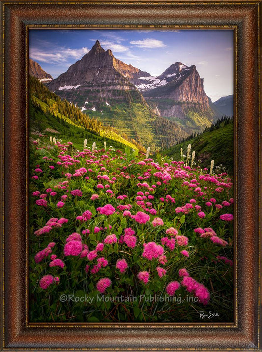 Bombshell Mountains Flowers Canvas Art by Ryan Smith