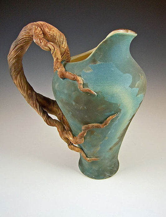 Branch Pitcher Ceramic Artwork by Bonnie Belt