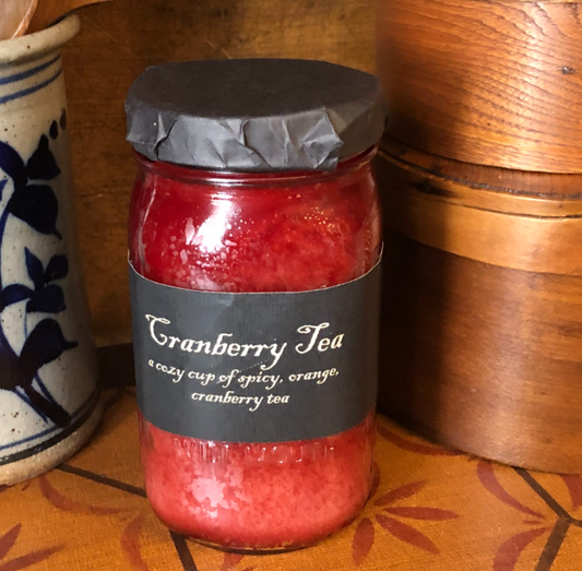 #BLCT CRANBERRY TEA Jar Candle By Black Label Candles