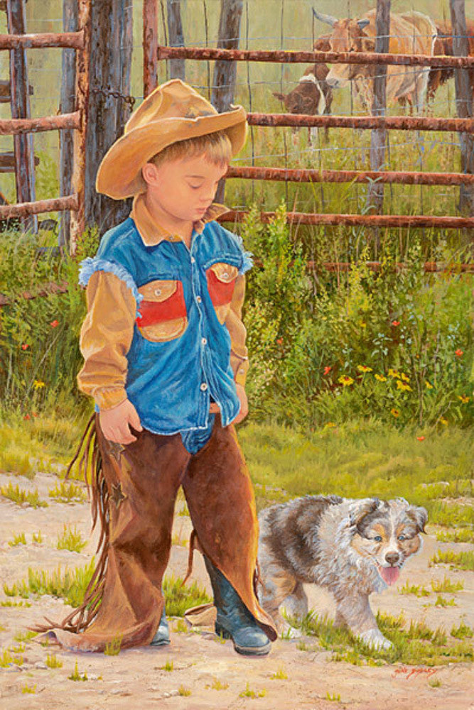 Boss Man Art Prints by June Dudley Artist