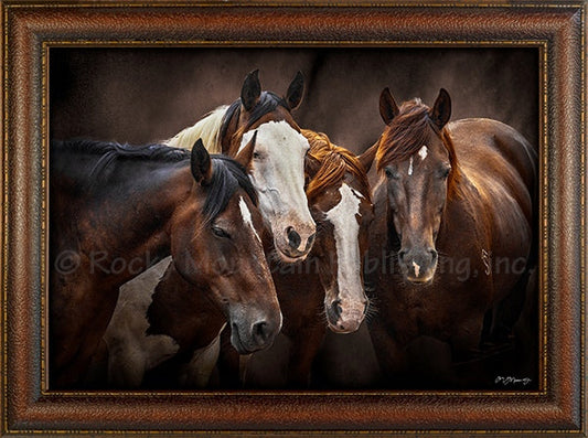 Board Meeting Custom Framed Art Prints by Mitchell Mansanarez