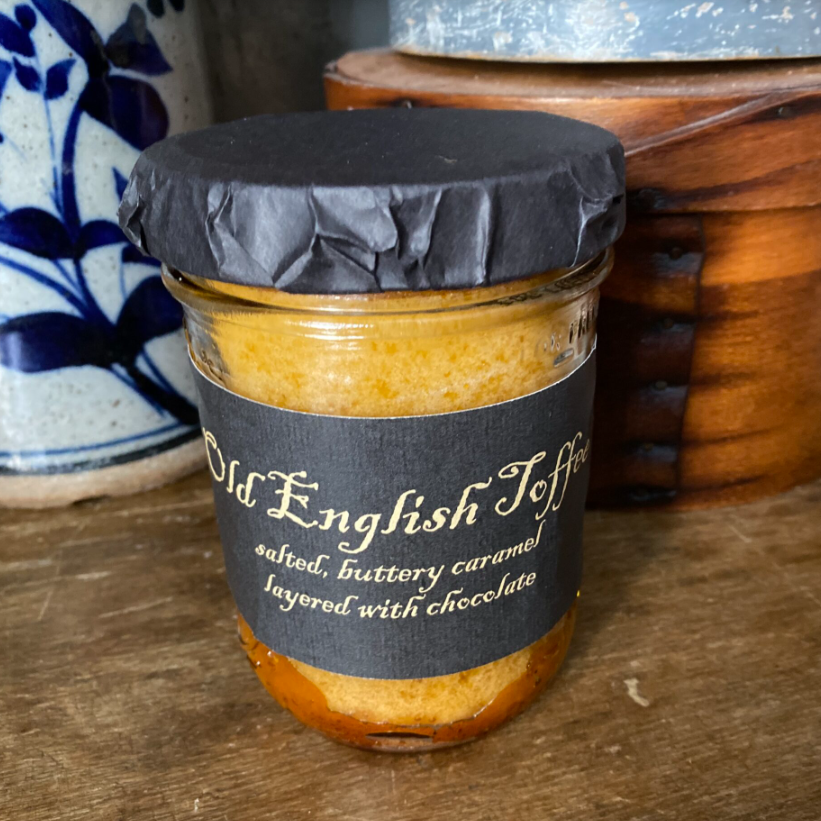#BLOET OLD ENGLISH TOFFEE Jar Candle By Black Label Candles