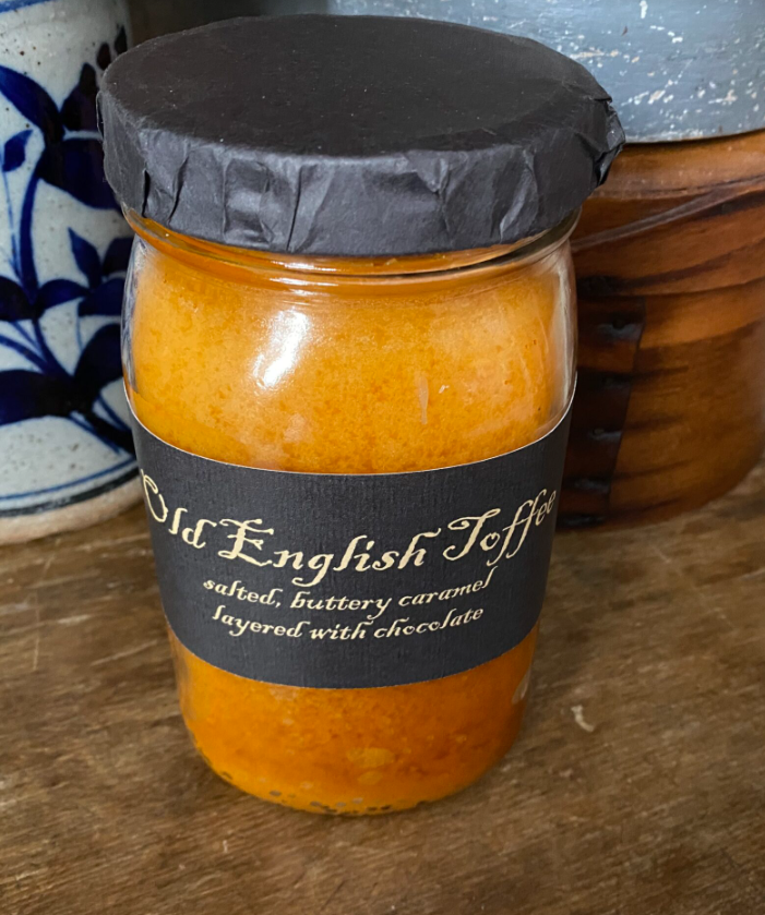 #BLOET OLD ENGLISH TOFFEE Jar Candle By Black Label Candles