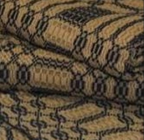 #BM66 Westbury Black& Mustard Woven Textile