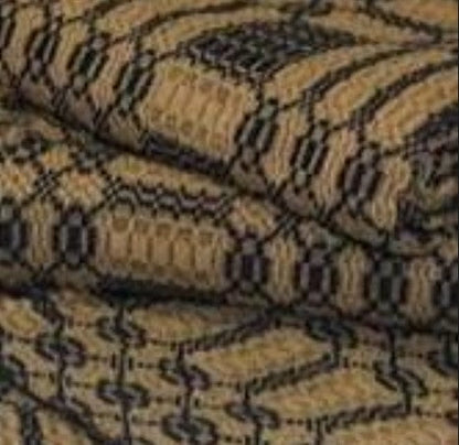 #BM66 Westbury Black& Mustard Woven Textile