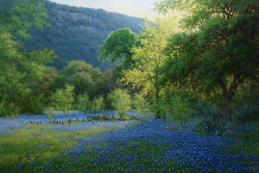 Blue Staccato Art Prints by William Hagerman Artist