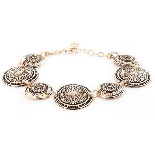 Bracciale con Medagliette in Argento 925