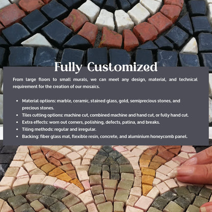 'Branches of Leaves' Geometric Mosaic