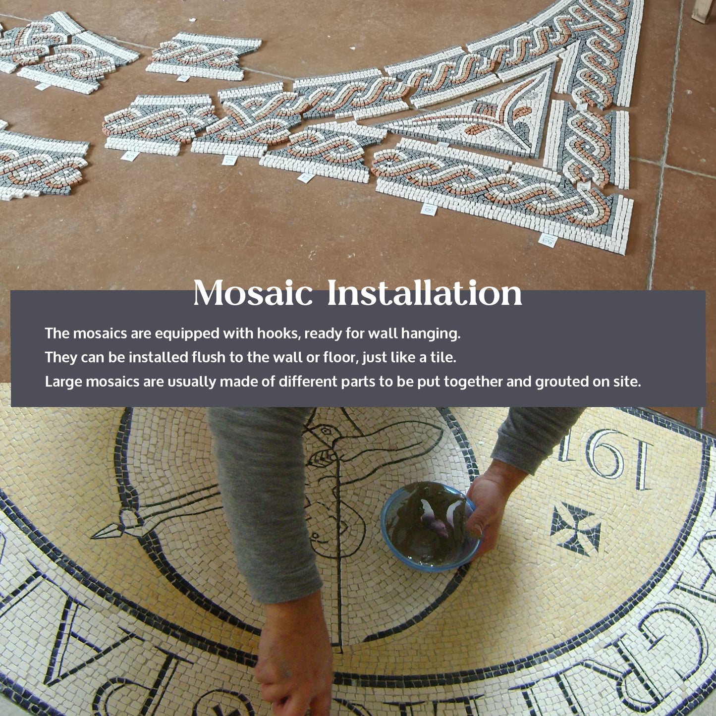 'Branches of Leaves' Geometric Mosaic